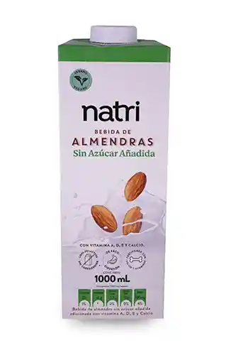 Natri Bebida Almendra Sin Azucar Añadida