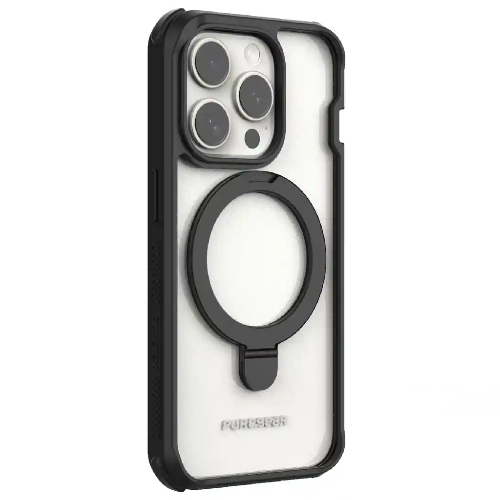 Protector Iphone 15 Pro Puregear Dualtek Clear Kik Clear/negro