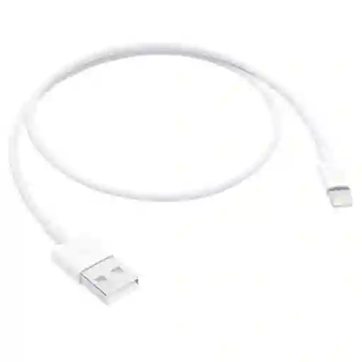 Cable Cargador Iphone A Usb Para Iphone Lightning Color Blanco