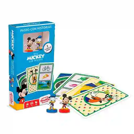 Juego De Cartas Paseo Con Historias Mickey Y Sus Amigos Shuffle