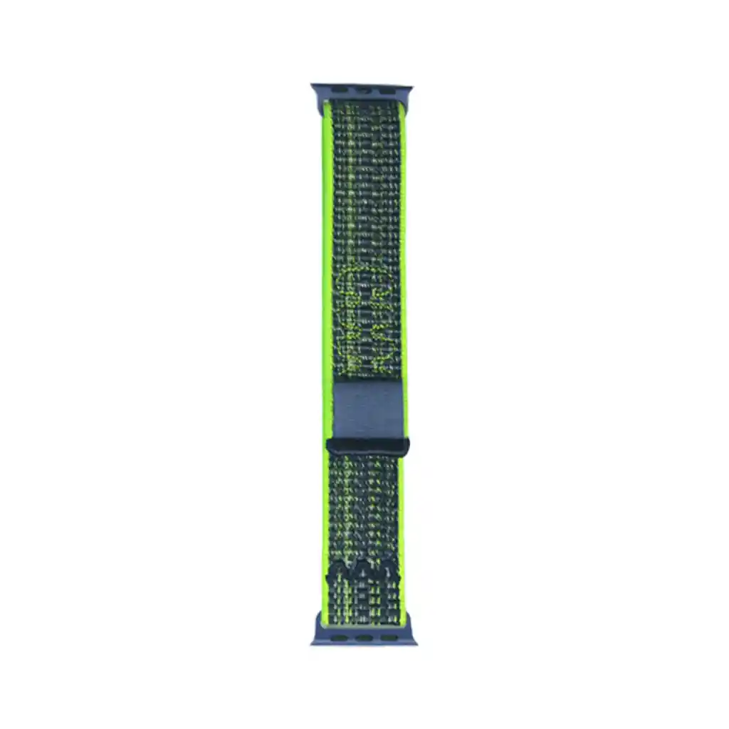 Pulsera Correa Iwatch 42mm - 44mm - Nylon Loop (verde)