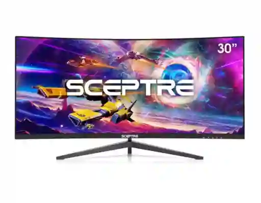 Sceptre 30-inch Curved Gaming Monitor 21:9 2560x1080 Ultra Color Negro
