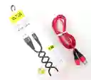 Cable De Carga Para Iphone Ca5 Atb Rojo