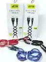 Cable De Carga Para Iphone Ca5 Atb Rojo