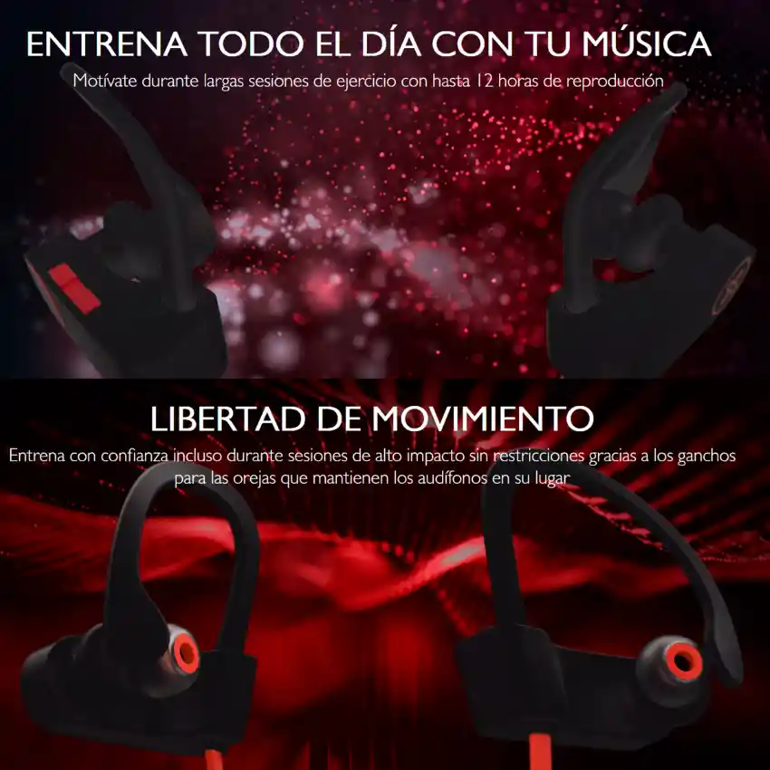 Audífonos Deportivos, Klip Xtreme Jogbudz Ii Ksm-150gn Bt 5.0