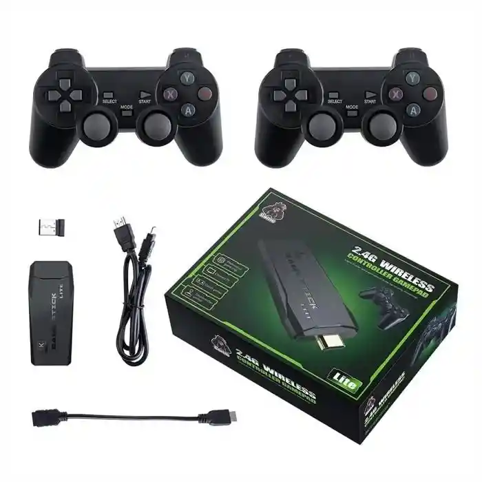 Consola De Juegos Retro Inalámbrica Game Stick 4k 10.000 Juegos 64gb