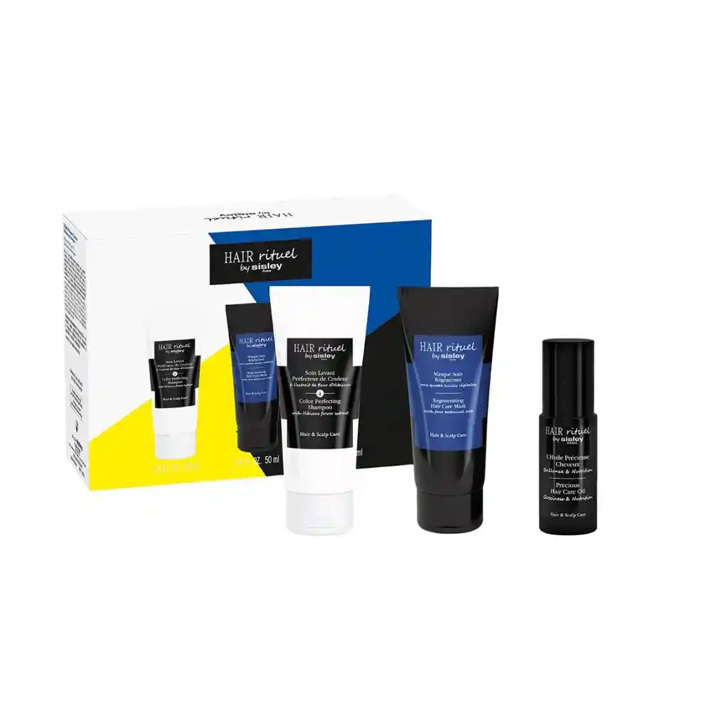 Set De Regalo Sisley Hair Rituel Colour Care Shine Perfecting Discovery.