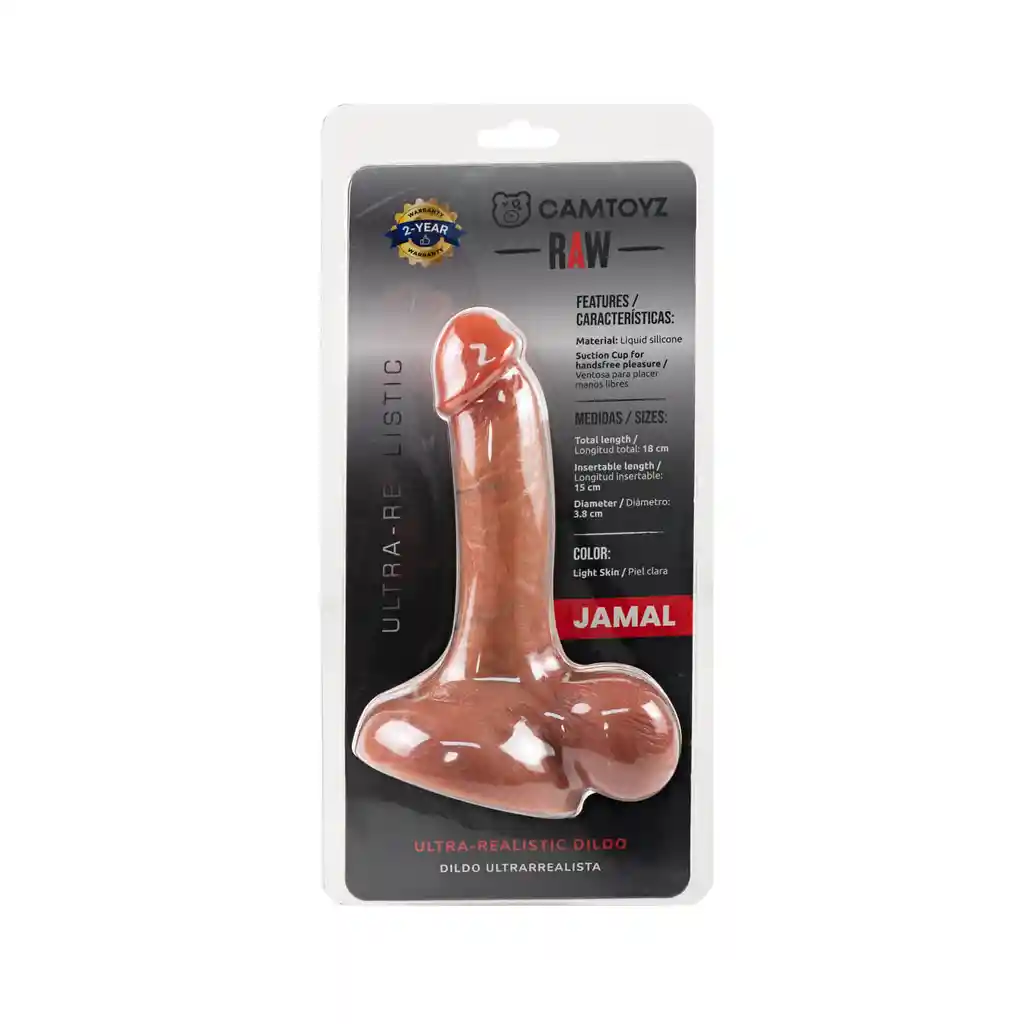 Dildo Ultra Realista Jamal 18 Cm Camtoyz