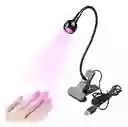 Mini Lampara Led Uv De Clip Uñas Press On