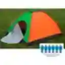 Carpa Camping 6 Personas 2.2x2.5x1.5mt Impermeable Con Malla