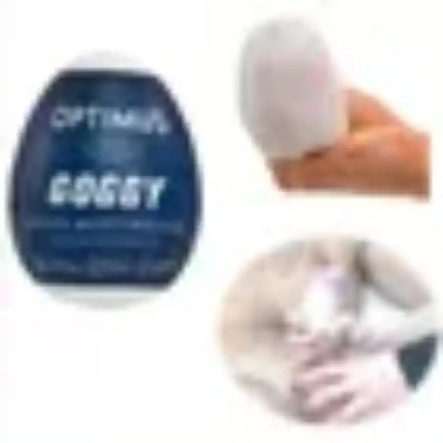 Huevo Masturbador Masculino Consolador Texturizado Realista Color Agua