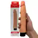 Vibrador Dildo Textura Realista Suave Luz Silicona 23cm +grande