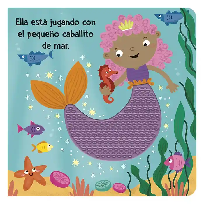 Libro Sensorial Secreto De Las Sirenas Tocar Y Sentir Niñas