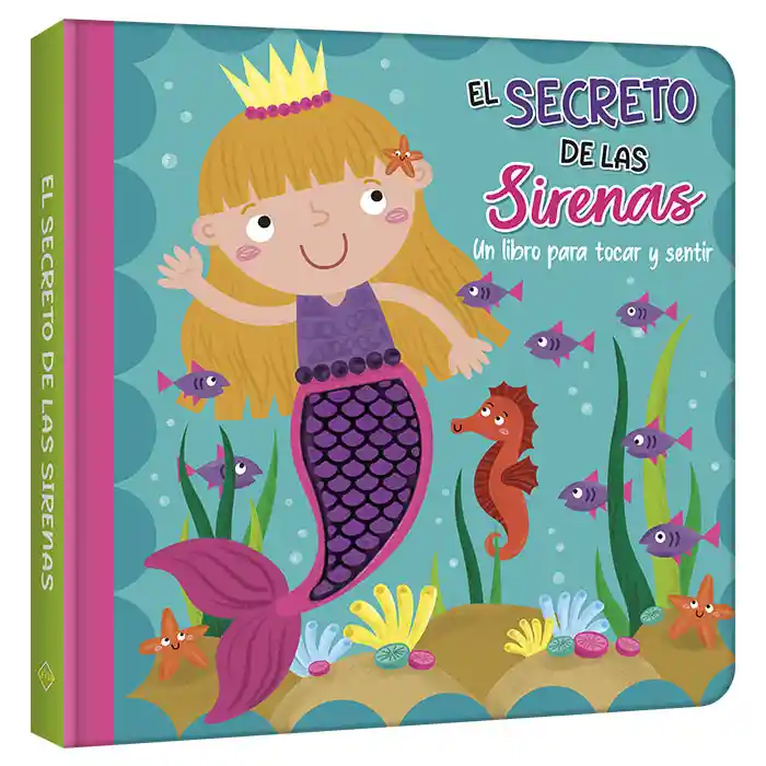 Libro Sensorial Secreto De Las Sirenas Tocar Y Sentir Niñas