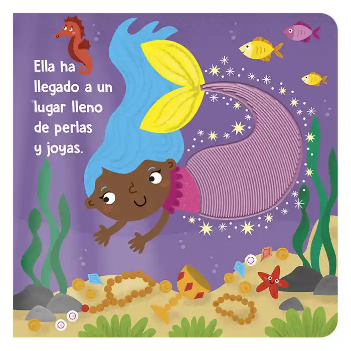 Libro Sensorial Secreto De Las Sirenas Tocar Y Sentir Niñas