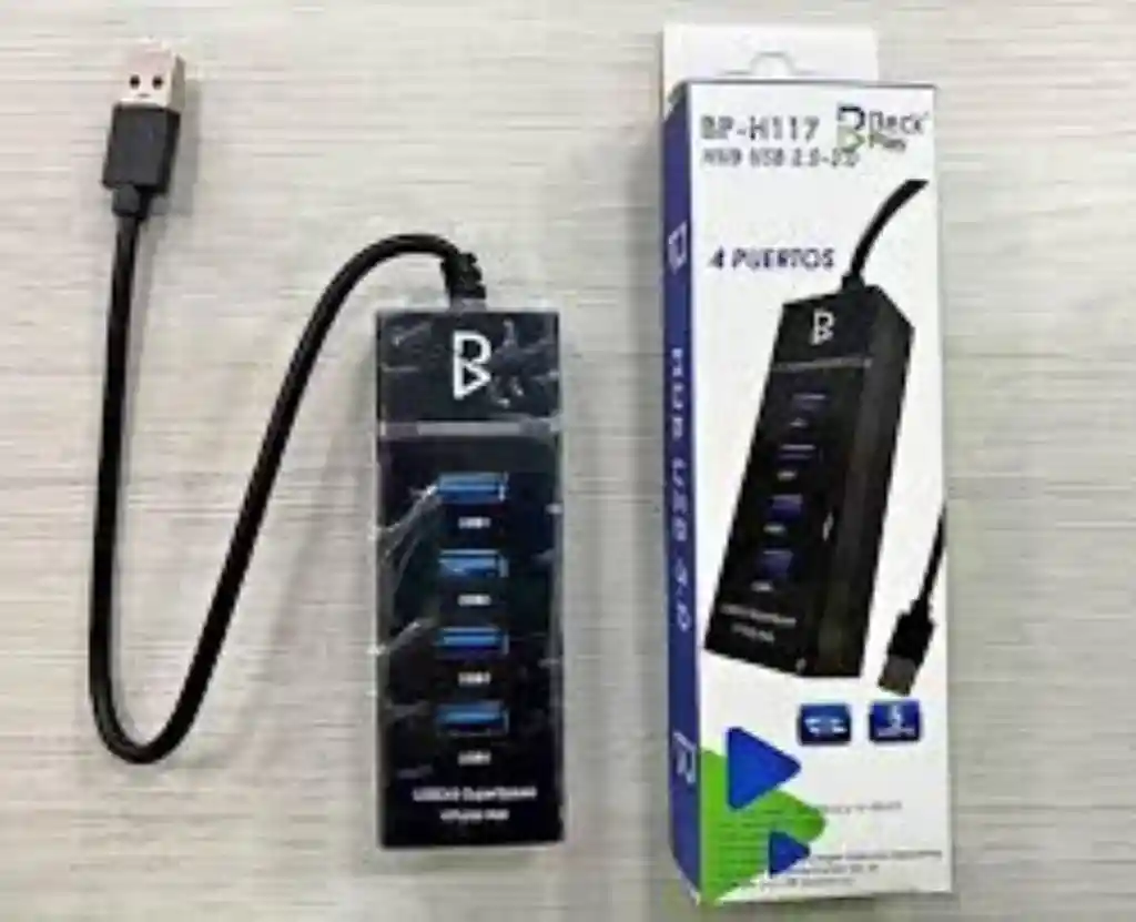 Hub Multipuertos Usb 2.0 3.0 Beck Play