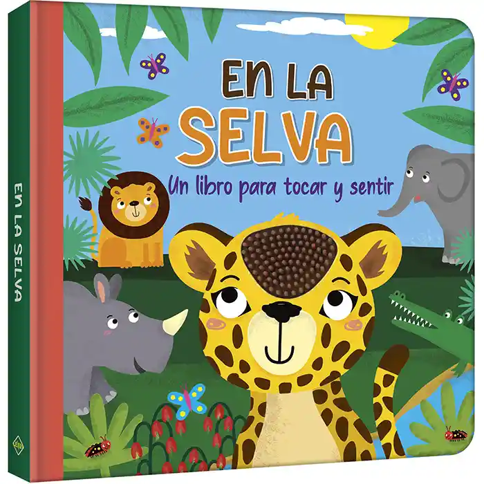 Libro Sensorial En La Selva Tocar Y Sentir Niñas Niños Bebes