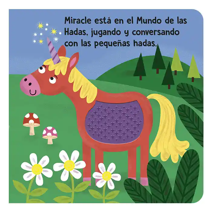 Libro Sensorial Mundo Unicornios Tocar Y Sentir Niñas Niños