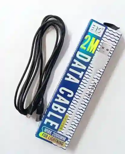Cable De Carga 2m V8 Ebs Negro