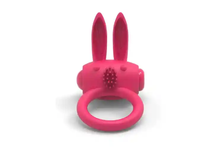 Anillo Vibrador Conejito Reutilizable Retardante Pene