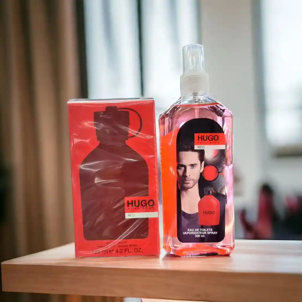 Gran Promoción Perfume + Splash 300ml Hugo Boss Red