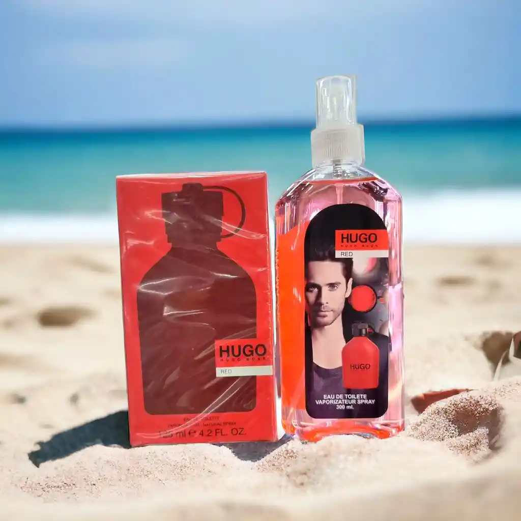 Gran Promoción Perfume + Splash 300ml Hugo Boss Red