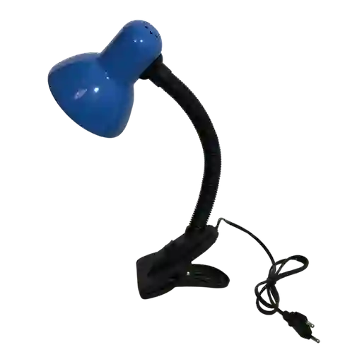 Lámpara De Pinza Flexible Pequeña Azul