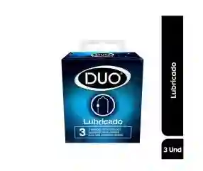 Preservativo Duo Lubricado Caja X 3