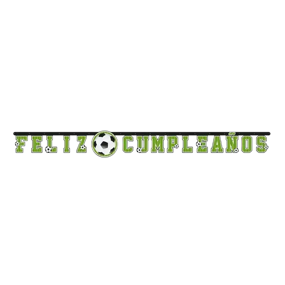 Futbol Guirnalda Feliz Cumpleaños 1,9 M