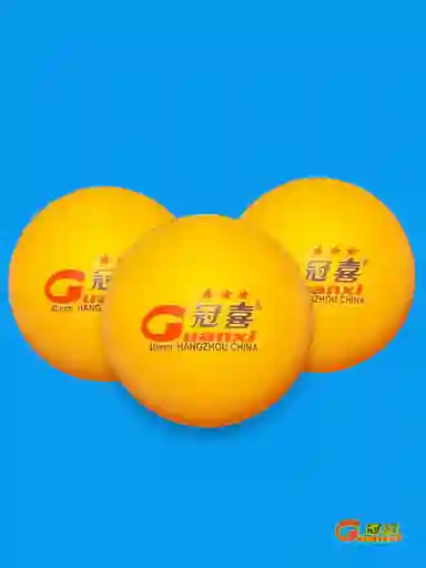 Pelotas De Ping Pong 3 Unidades Guanxi Hangzhou China, Bolas Tres Estrellas, Tenis De Mesa