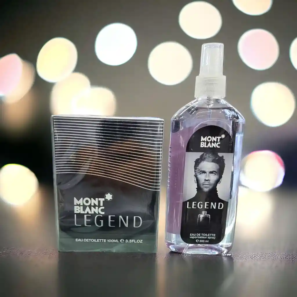 Gran Promoción Perfume + Splash 300ml Mont Blanc Legend