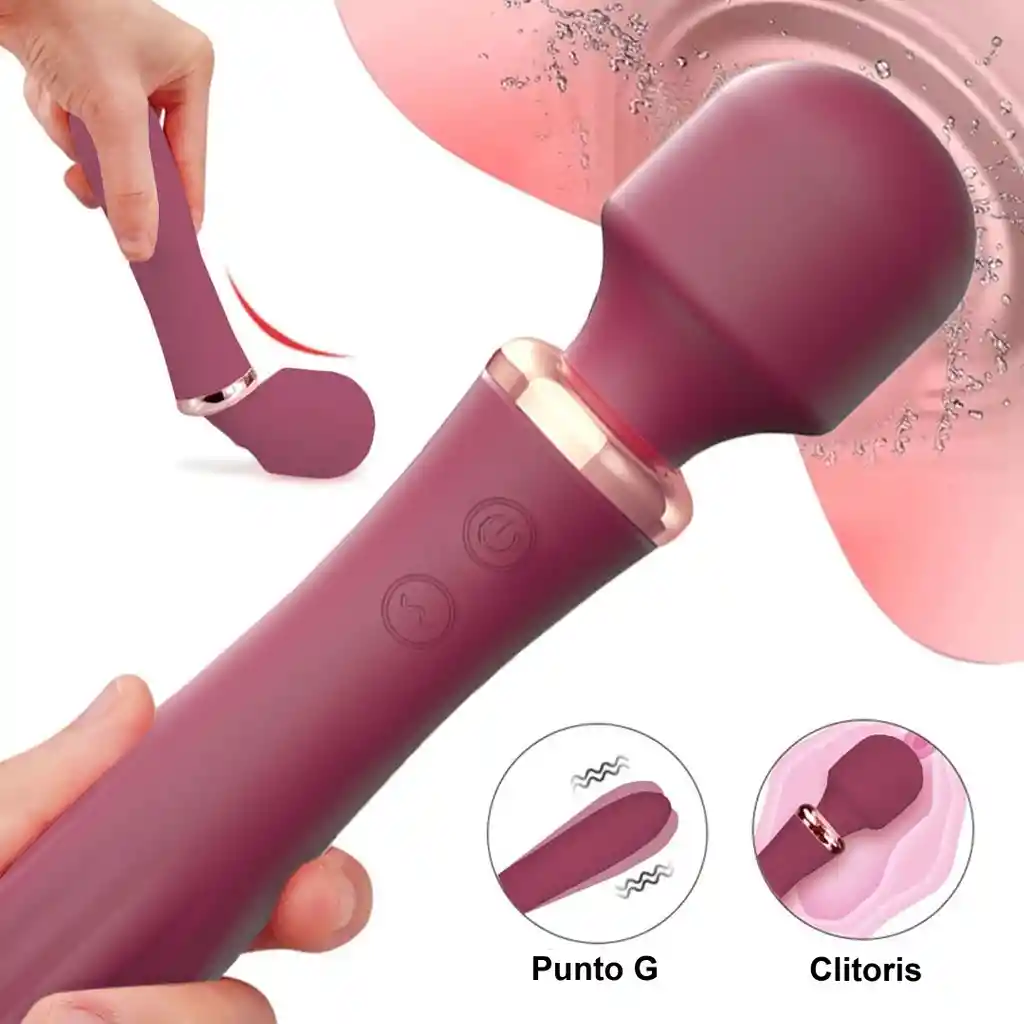 Vibrador Masajeador Varita Mágica Micrófono Lilo