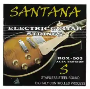 Encordado Santana Guitarra Electrica En Acero Rgx 503