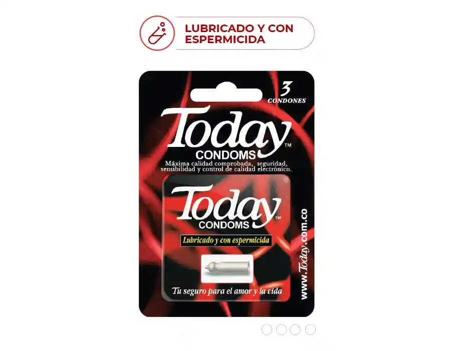 Condones Today Lubricados Con Espermicida