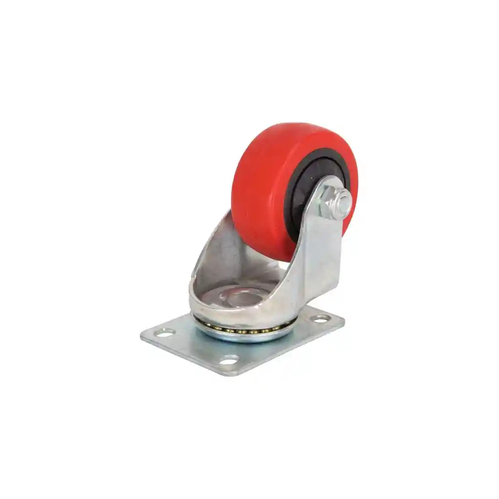 Rodachines 1/2' Plano Rojo T/roller