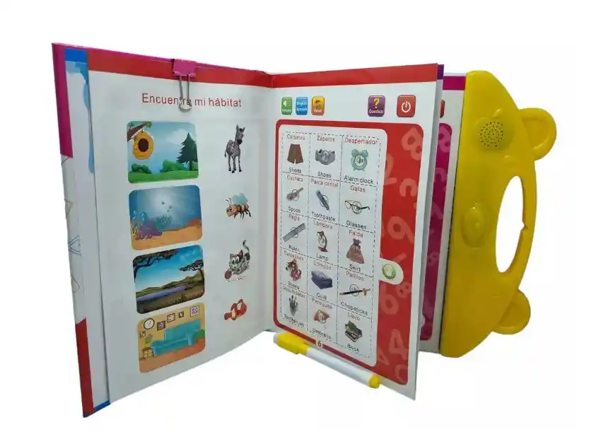 Mi Primer Libro Aprendizaje Juguete Niños Sonido Interactivo