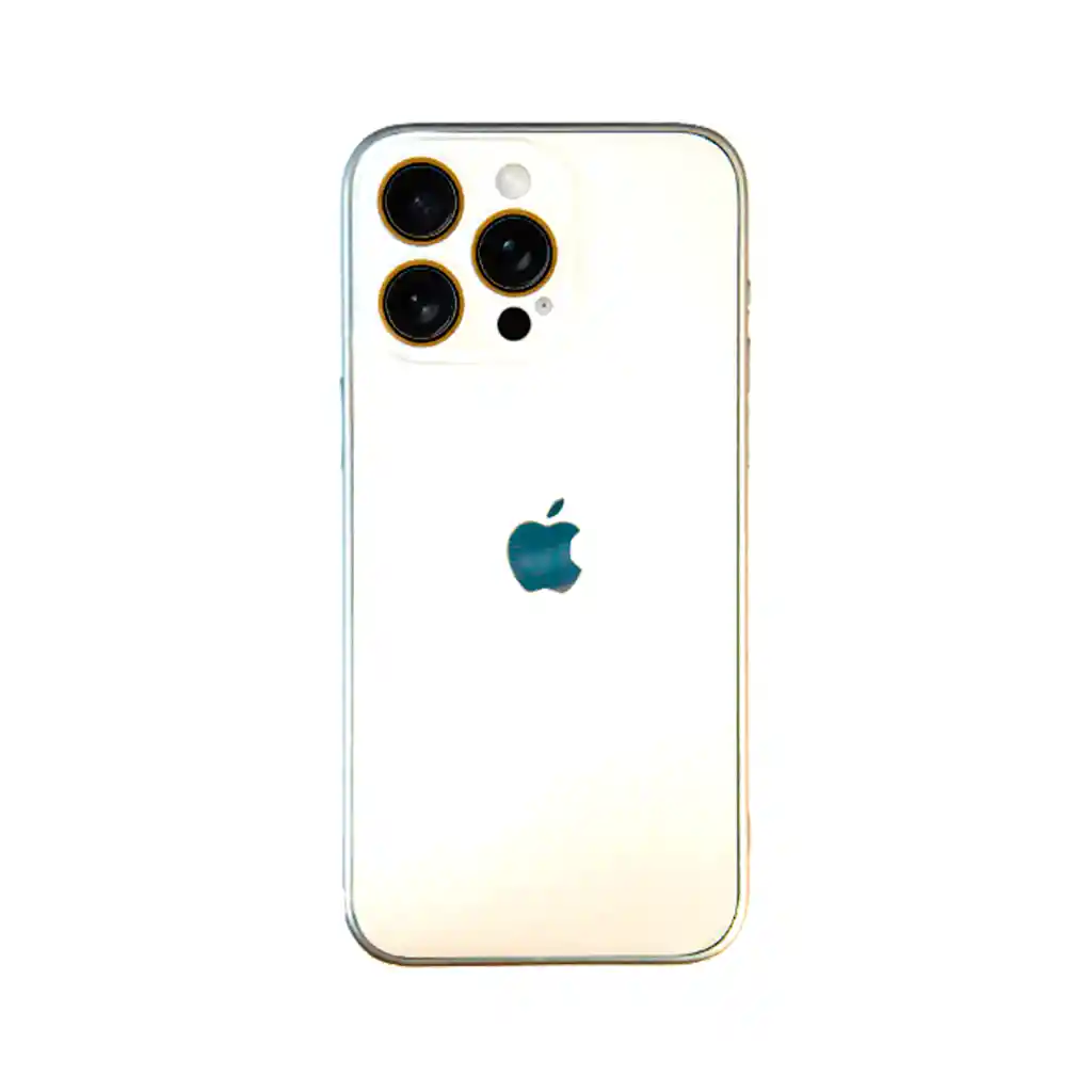Estuche Iphone 15 Pro Metal Titanium (blanco)