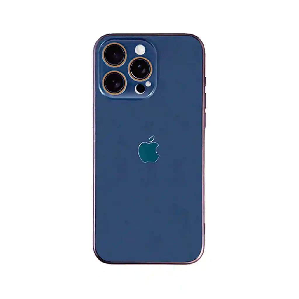 Estuche Iphone 15 Pro Metal Titanium (morado)