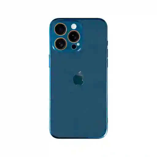 Estuche Iphone 15 Pro Max Metal Titanium (azul)