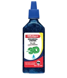 Escarcha Líquida 3 D Offi-esco Azul 35 G