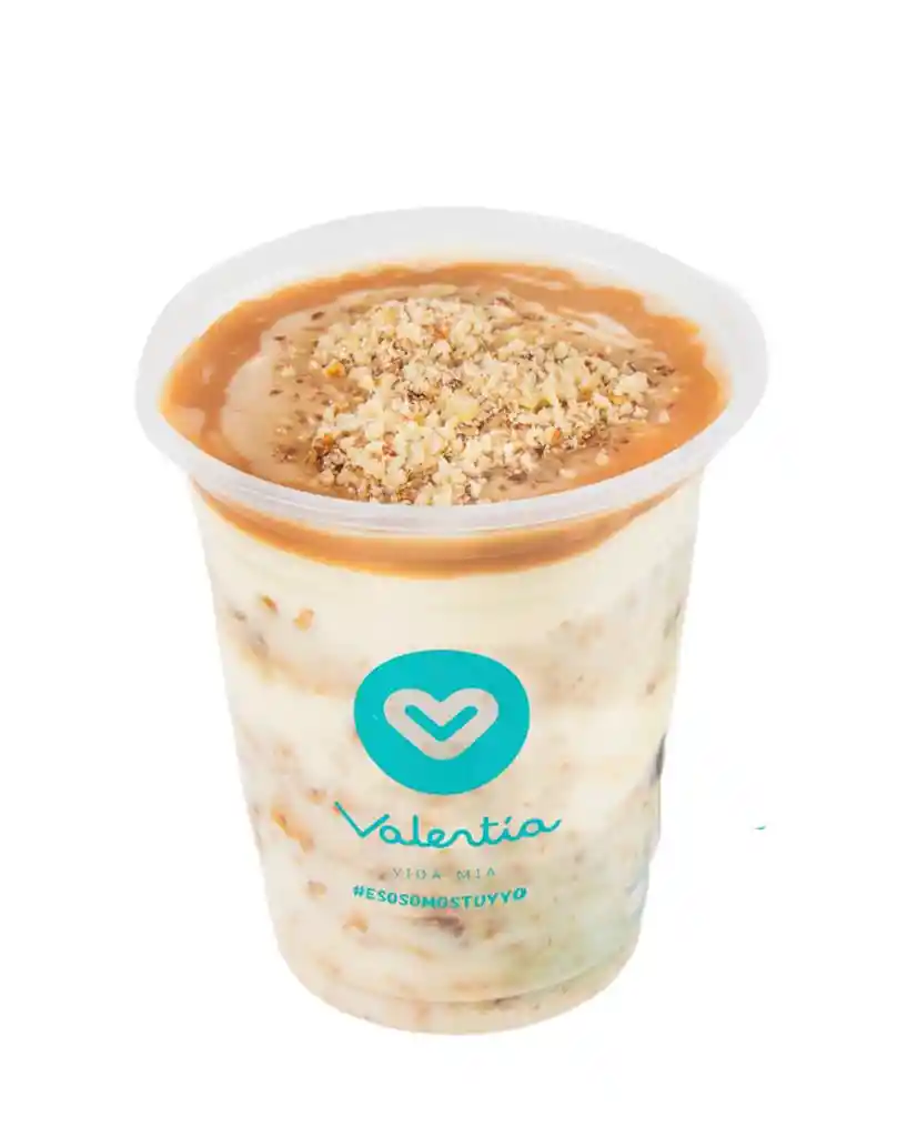 Postre Cuchareable Proteico Dulce De Leche Valentia Vida Mia 12 Onz