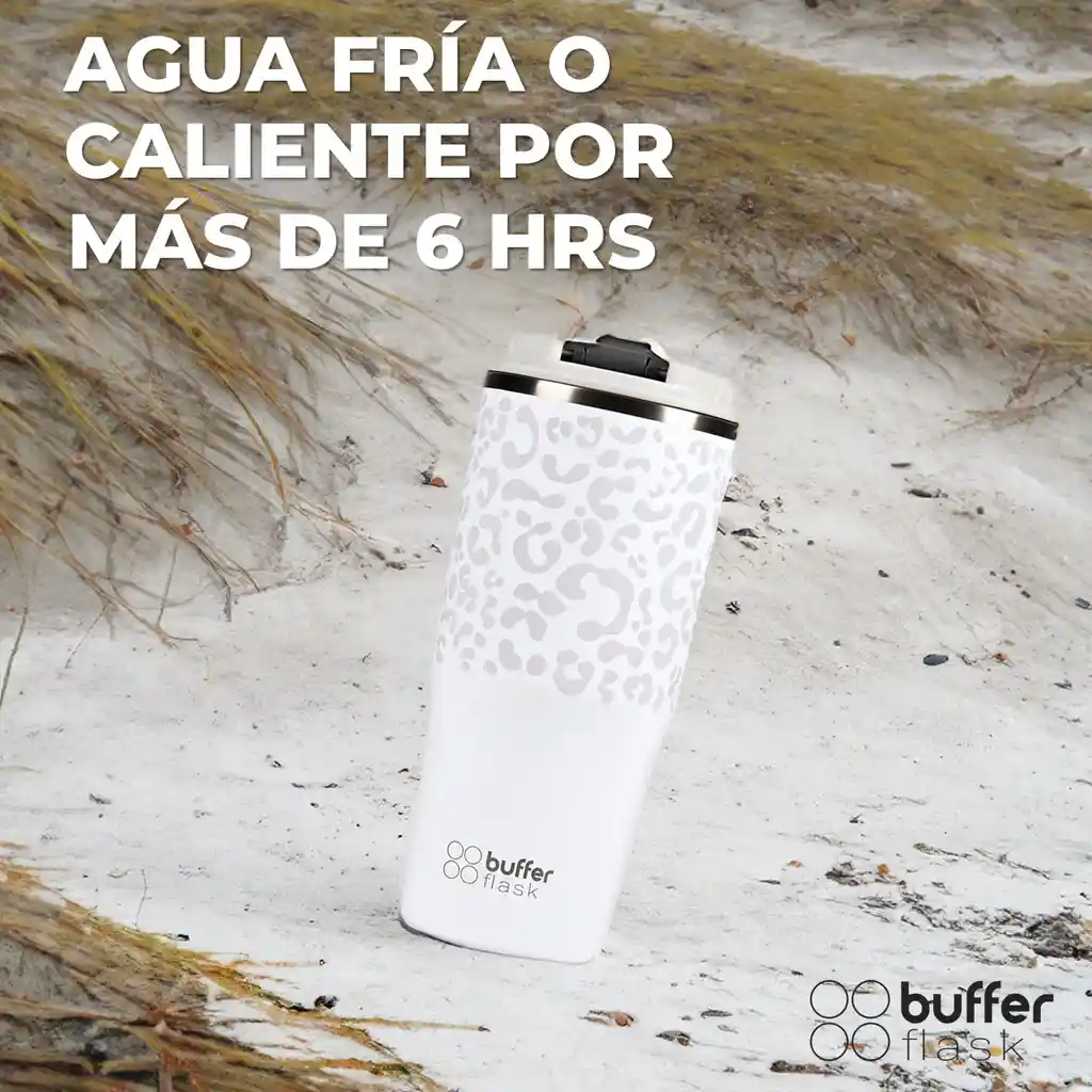 Mug Vaso Termo Agua Cafe 700ml Buffer Acero Inox + Tapas