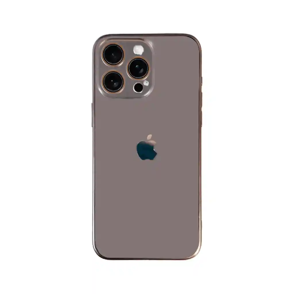 Estuche Iphone 15 Metal Titanium (palo De Rosa)