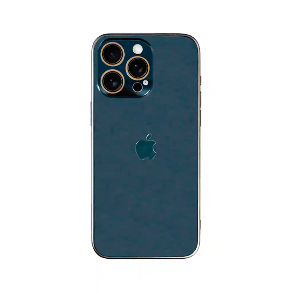 Estuche Iphone 15 Pro Metal Titanium (azul Oscuro)