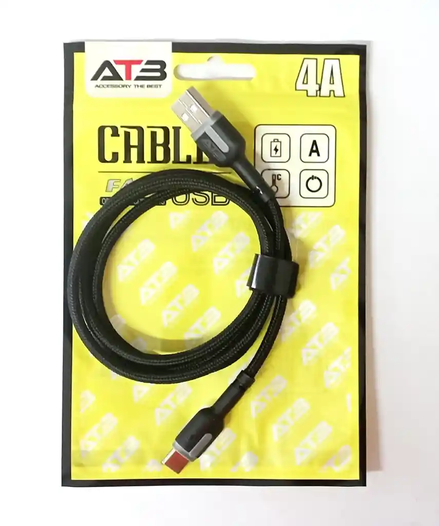 Cable De Carga Tipo C 05a Atb Gris