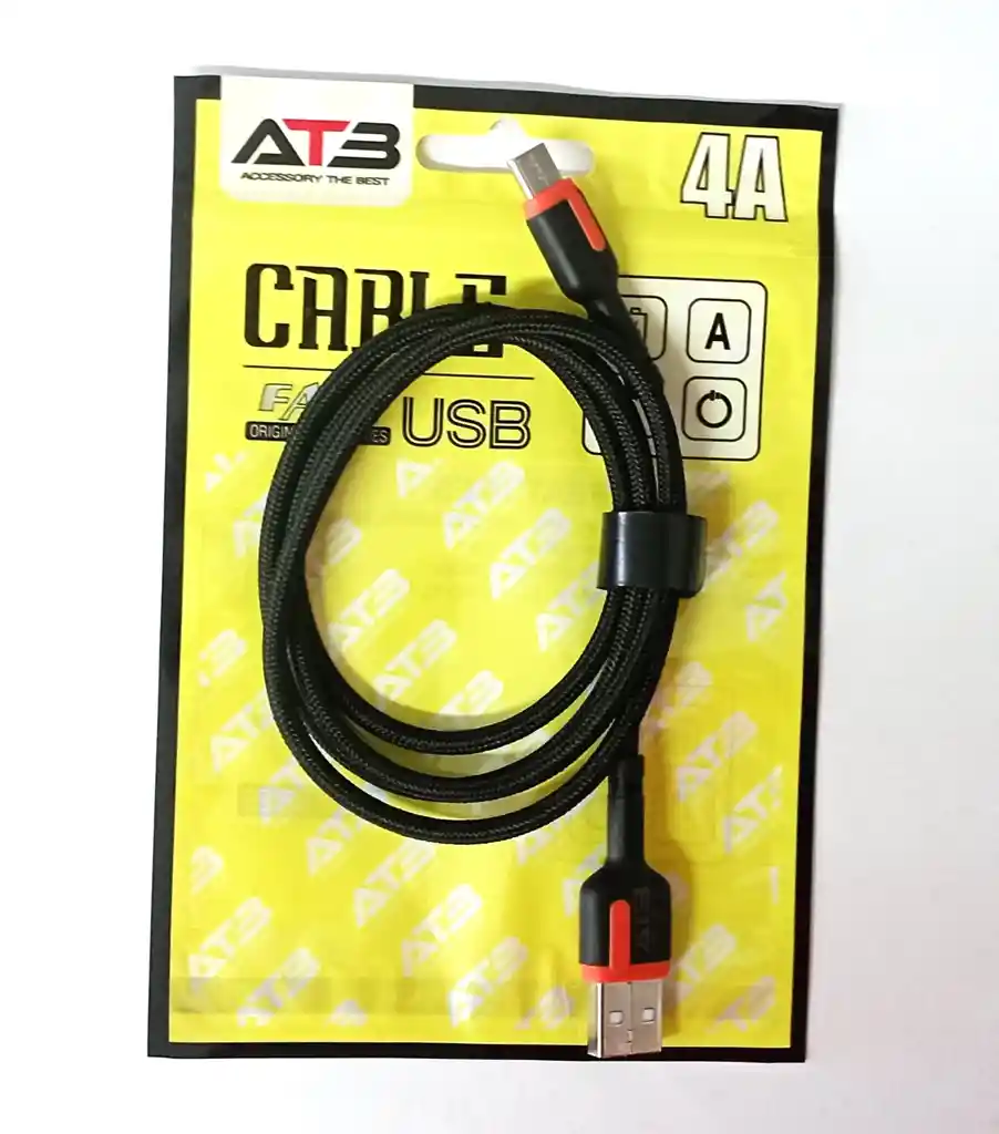 Cable De Carga Tipo C 05a Atb Naranja