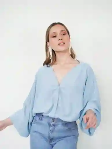 Blusa Ocaso Azul Bebe Única