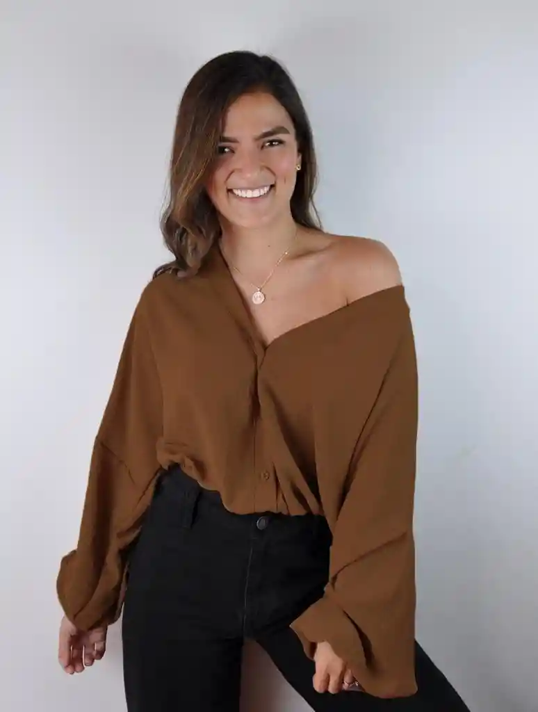 Blusa Ocaso Chocolate Única