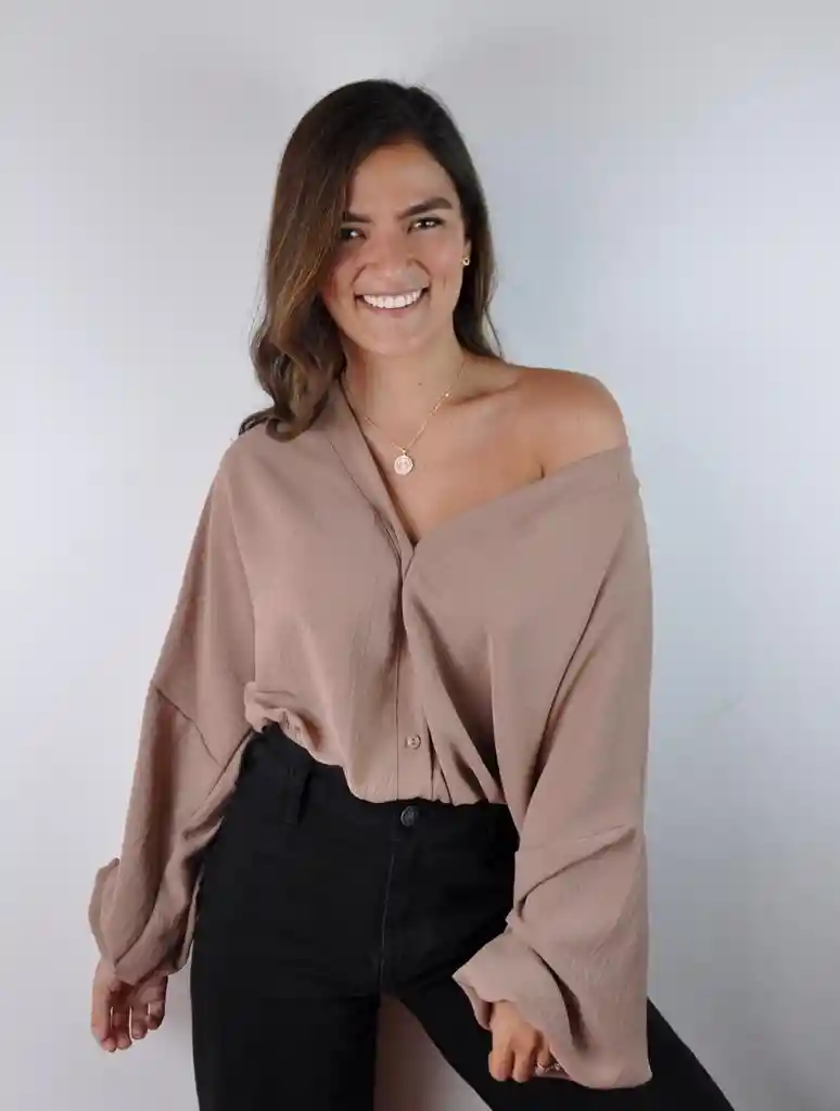 Blusa Ocaso Camel Única