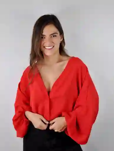 Blusa Ocaso Rojo Única